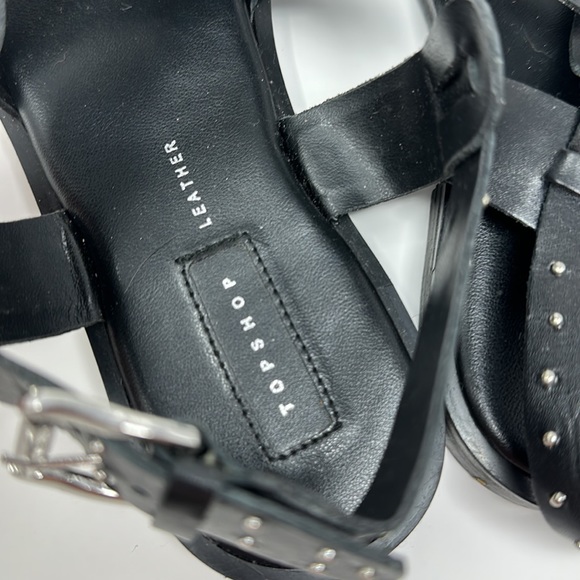 Topshop Paige Strappy Studded Leather Sandals - Picture 9 of 13
